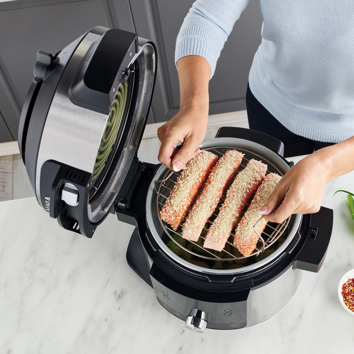 NINJA Multicuiseur  SmartLid 12-en-1 Foodi MAX OL650EU- Noir