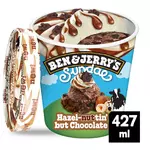 BEN & JERRY'S Sundae - Pot de crème glacée chocolat-noisette avec des morceaux de brownies 344g