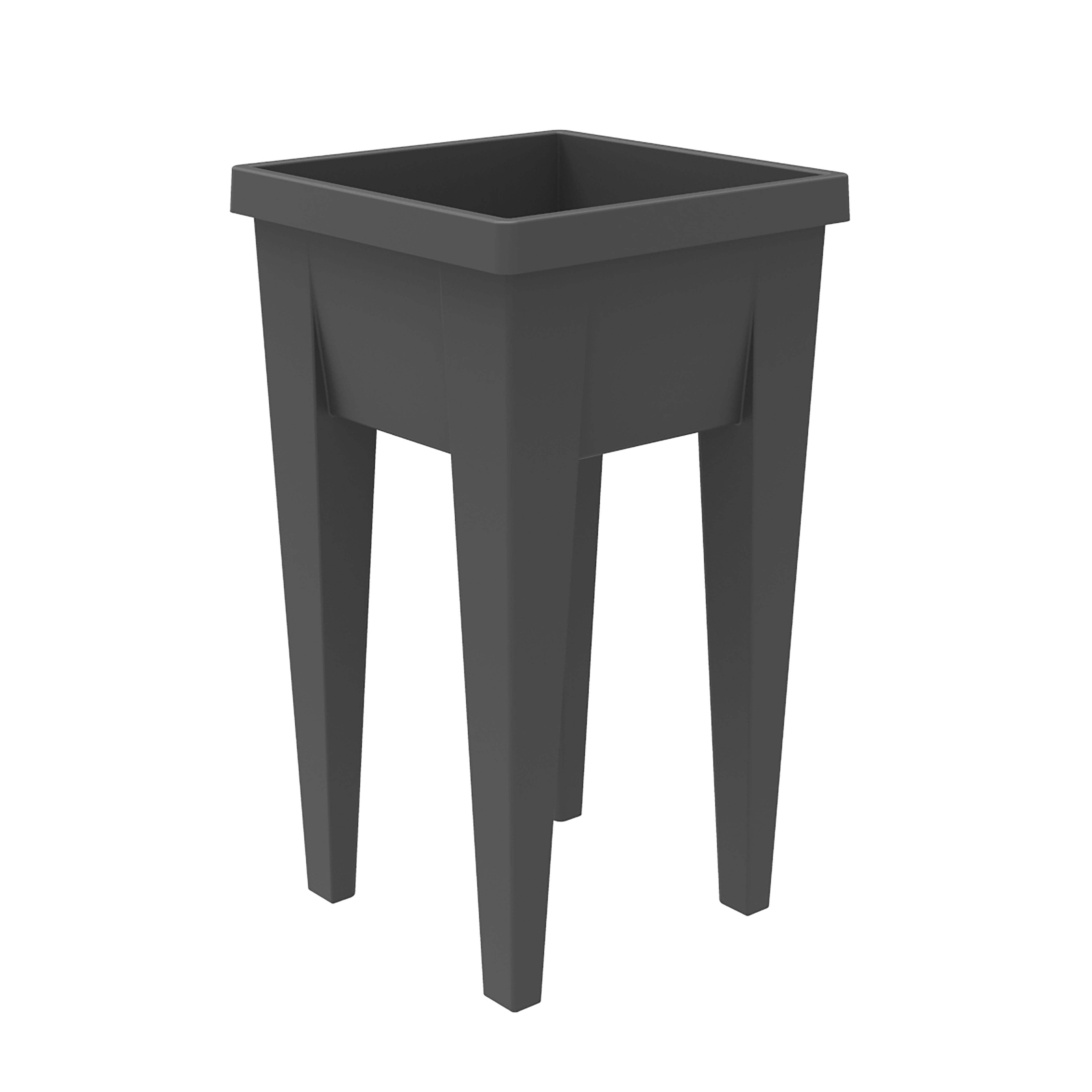 EDA PLASTIQUES Esp potager veg&table urbanthracite 38,5x38,5x68 cm