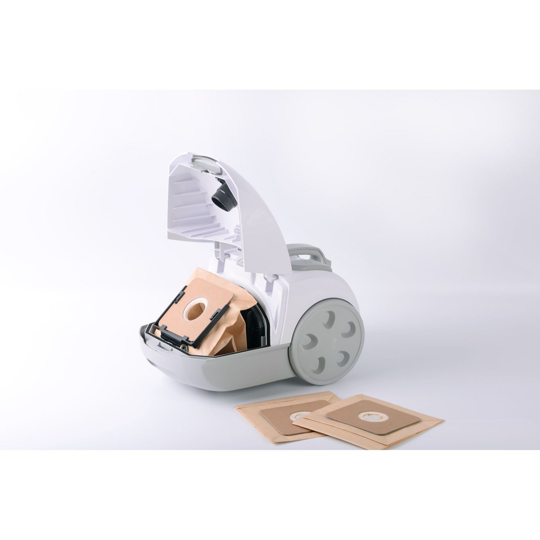 Voir la diapositive 5 : SELECLINE Aspirateur traîneau avec sac - Blanc