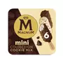 MAGNUM Mini Bâtonnet glacé cookie mix 6 pièces 270g