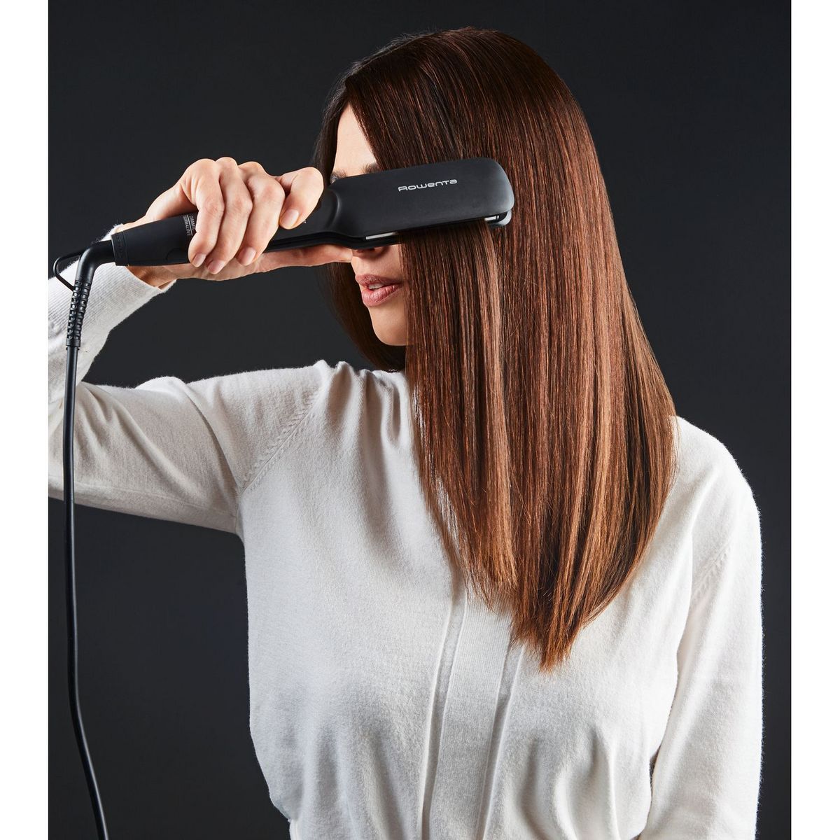 CALOR Lisseur céramique et tourmaline&nbsp; &nbsp;Express Style XL&nbsp; SF1920F0 - Noir