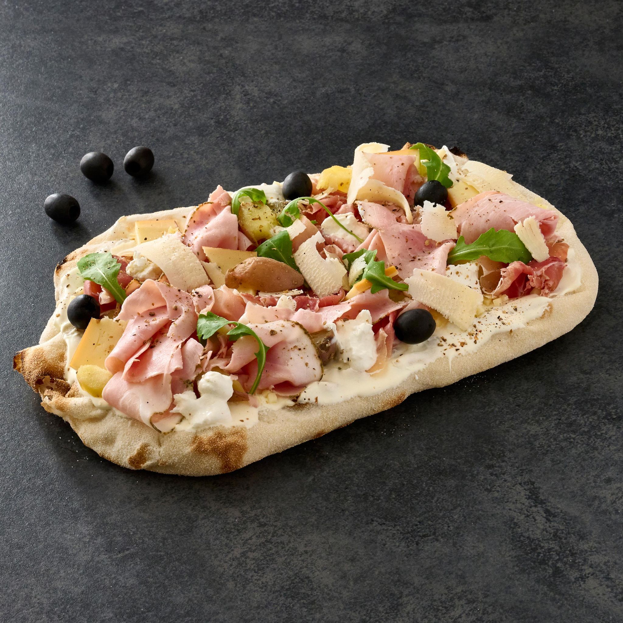 AUCHAN LE TRAITEUR Pinsa montagnarde 530g