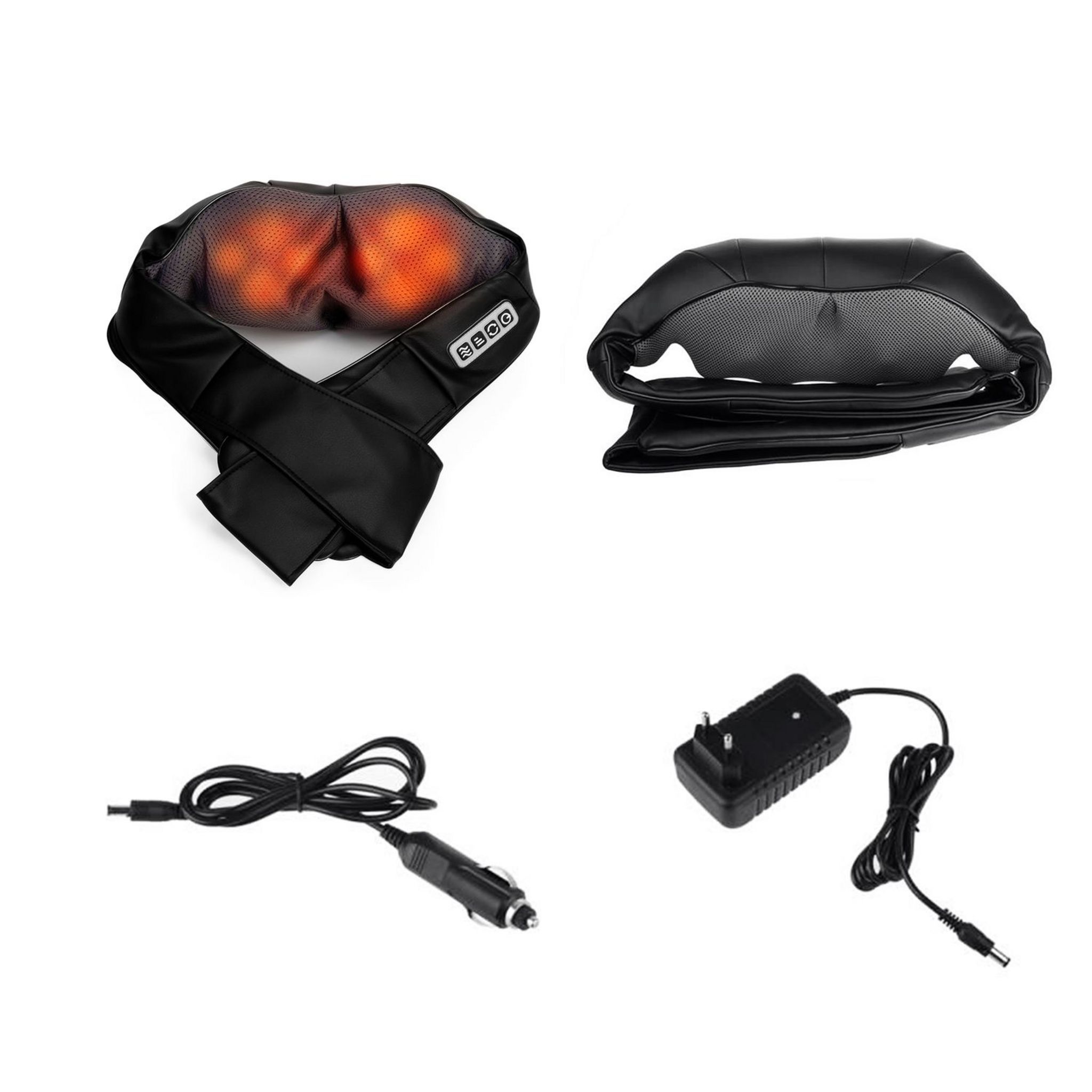 Voir la diapositive 2 : YOGHI Masseur Shiatsu cou NECK&BACK - Noir