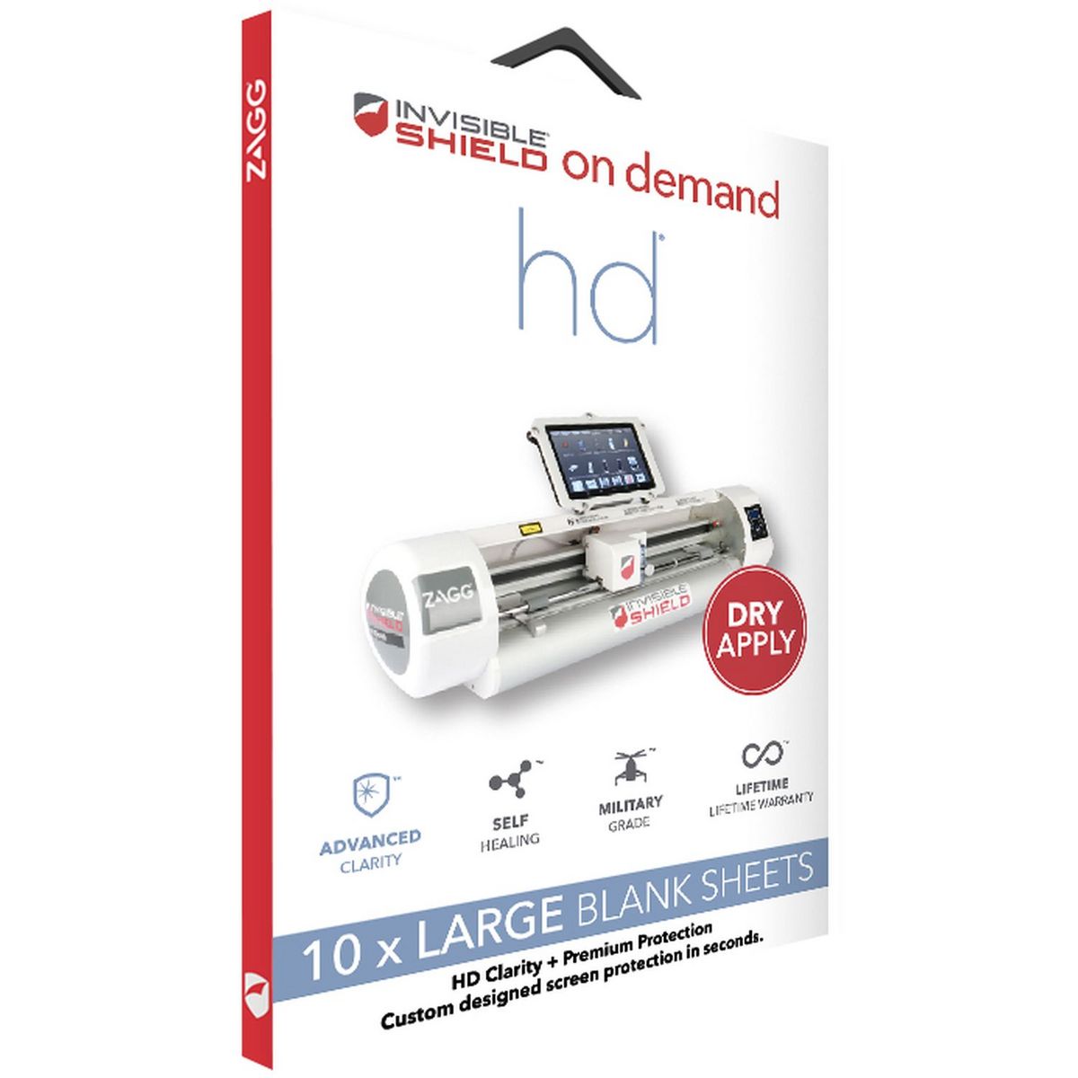 ZAGG Films transparent ISOD HD DRY x10