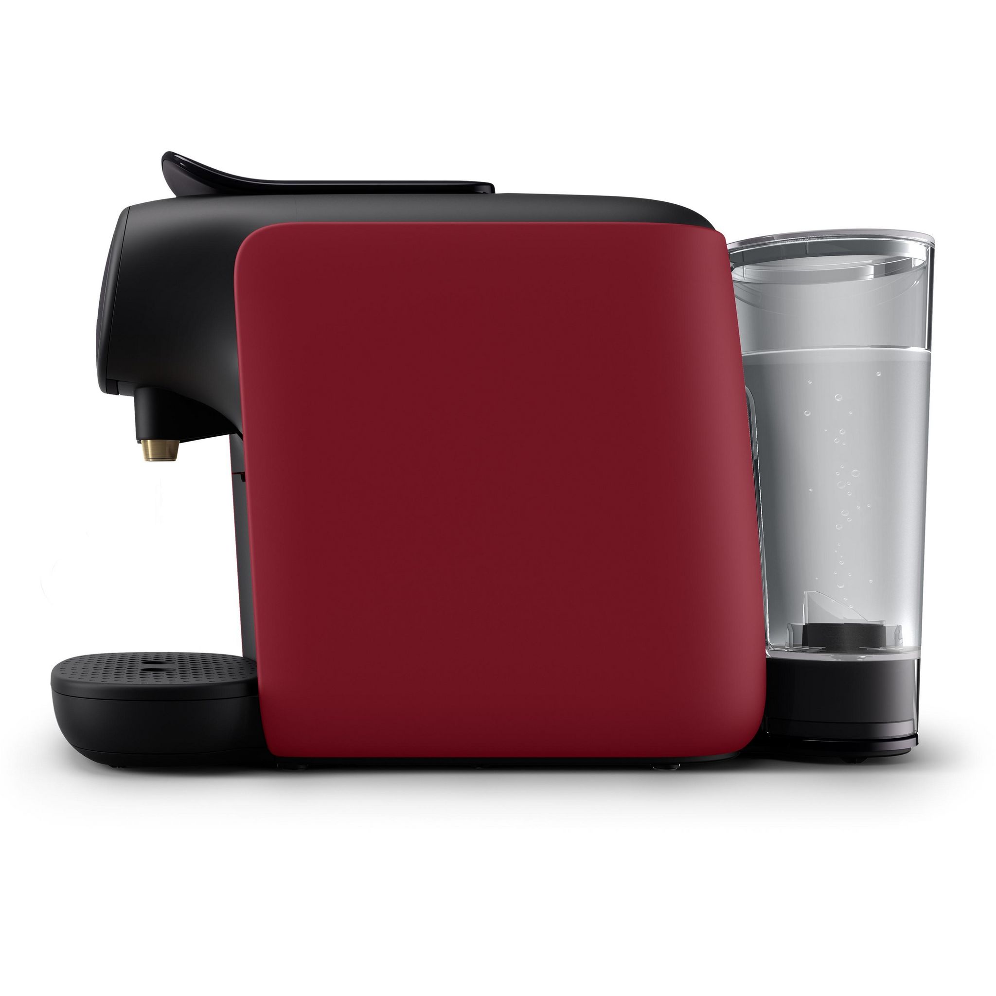 Voir la diapositive 2 : PHILIPS Cafetière à dosette LM9012/50 - Noir et rouge