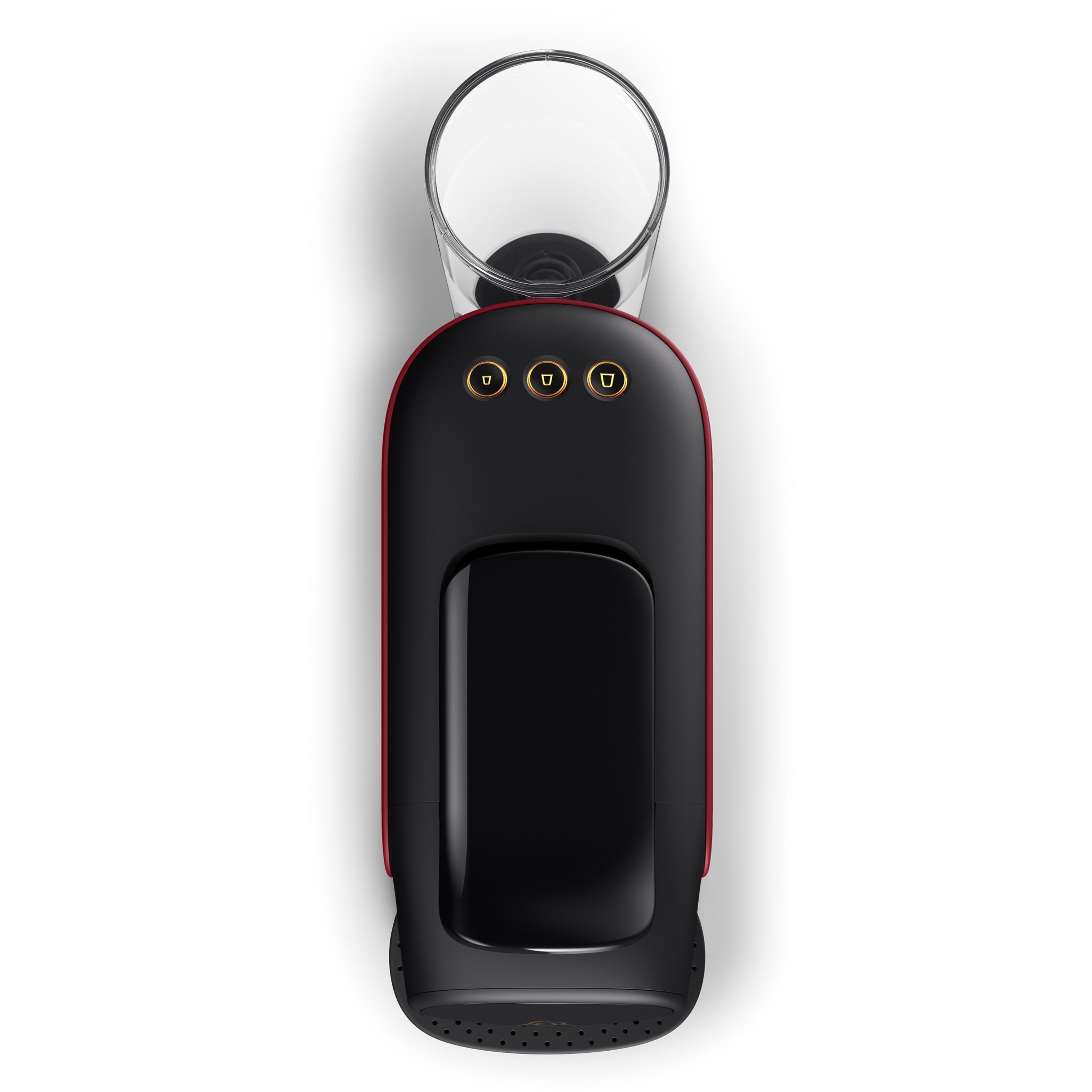 Voir la diapositive 4 : PHILIPS Cafetière à dosette LM9012/50 - Noir et rouge