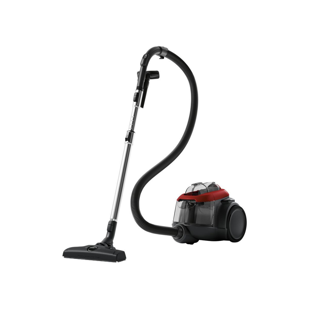 ELECTROLUX Aspirateur traîneau sans sac EL61C2CR - Noir et rouge