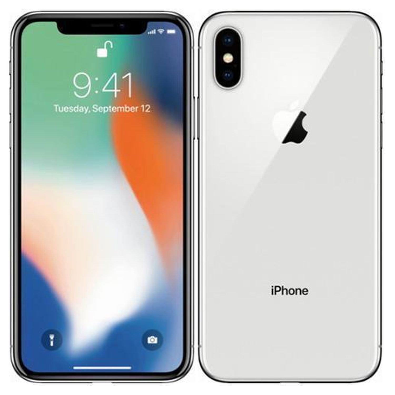 Voir la diapositive 3 : SLP iPhone X reconditionné 256GO Grade B - Silver