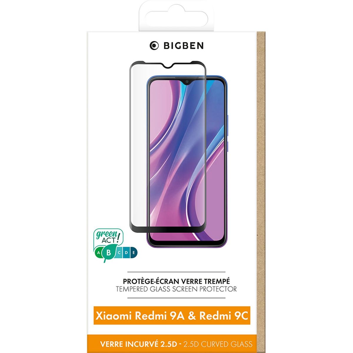BIGBEN Film de protection pour Xiaomi Redmi 9C