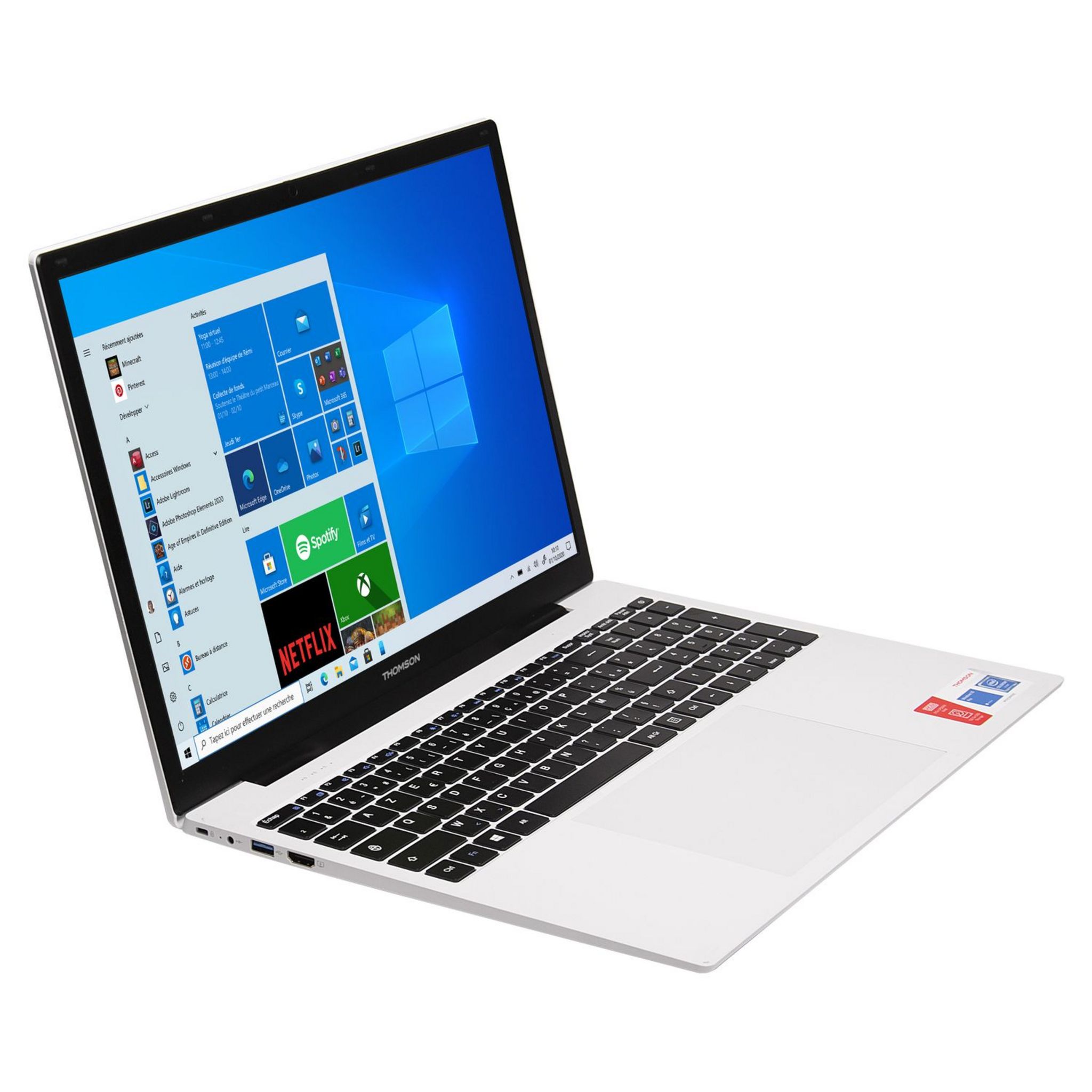 Voir la diapositive 4 : THOMSON Ordinateur portable N17C4WH128 - Gris