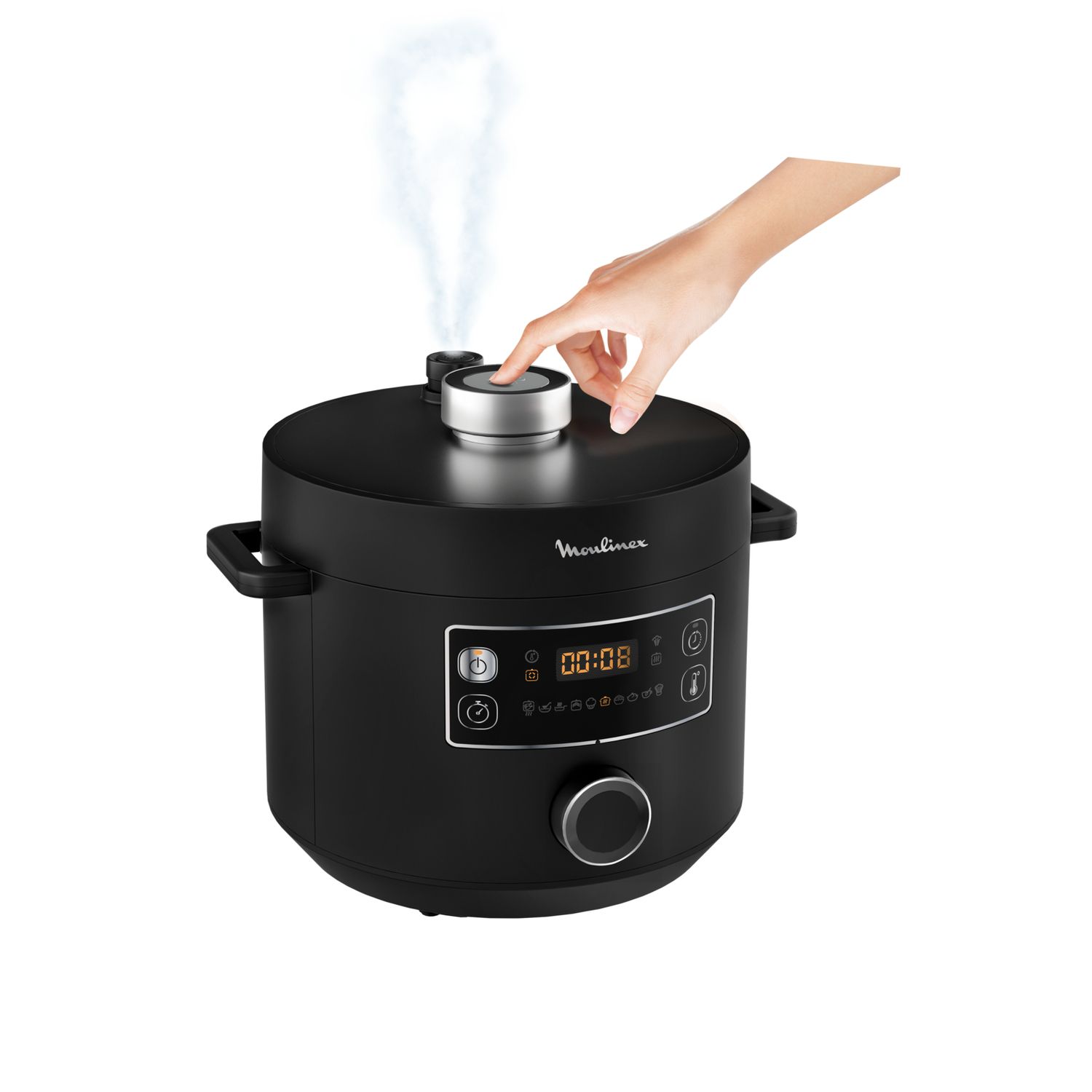 Voir la diapositive 8 : MOULINEX Multicuiseur rapide TURBO CUISINE CE754810 - Noir