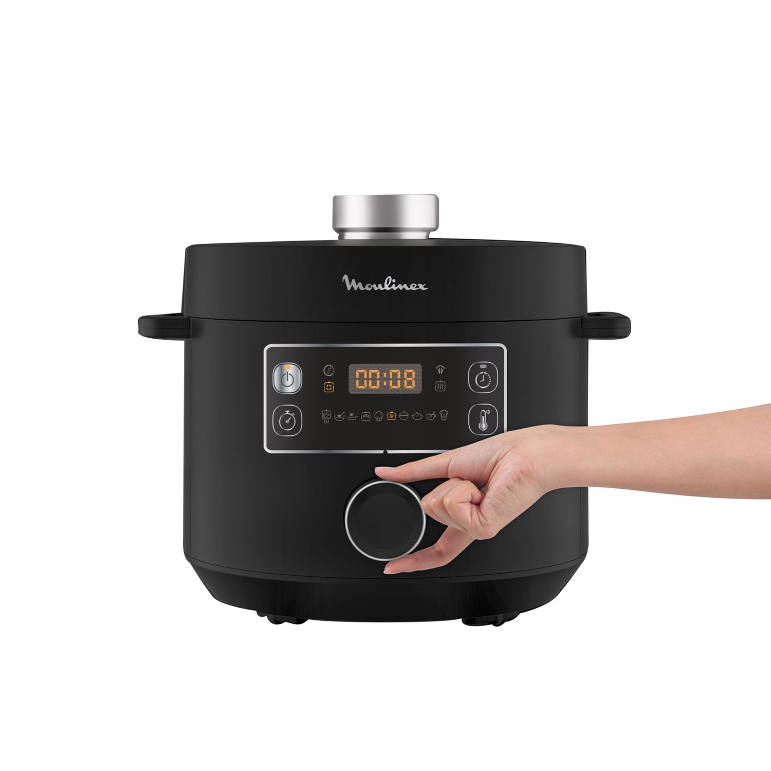 Voir la diapositive 10 : MOULINEX Multicuiseur rapide TURBO CUISINE CE754810 - Noir