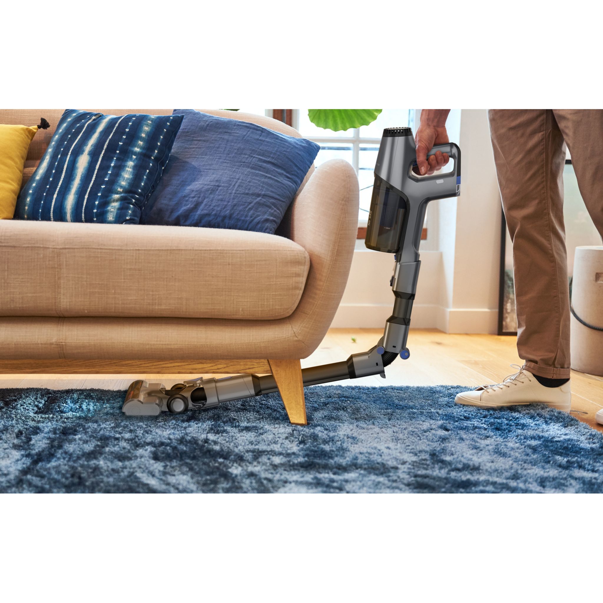Voir la diapositive 4 : ROWENTA Aspirateur balai flexible RH6971WO - Gris