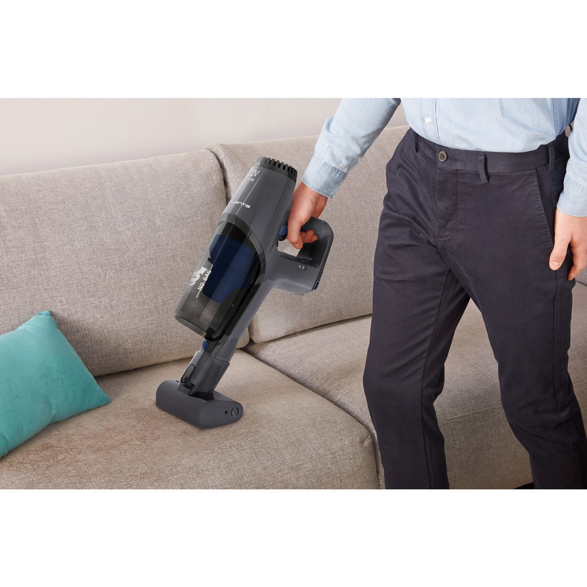 ROWENTA Aspirateur balai flexible RH6971WO - Gris