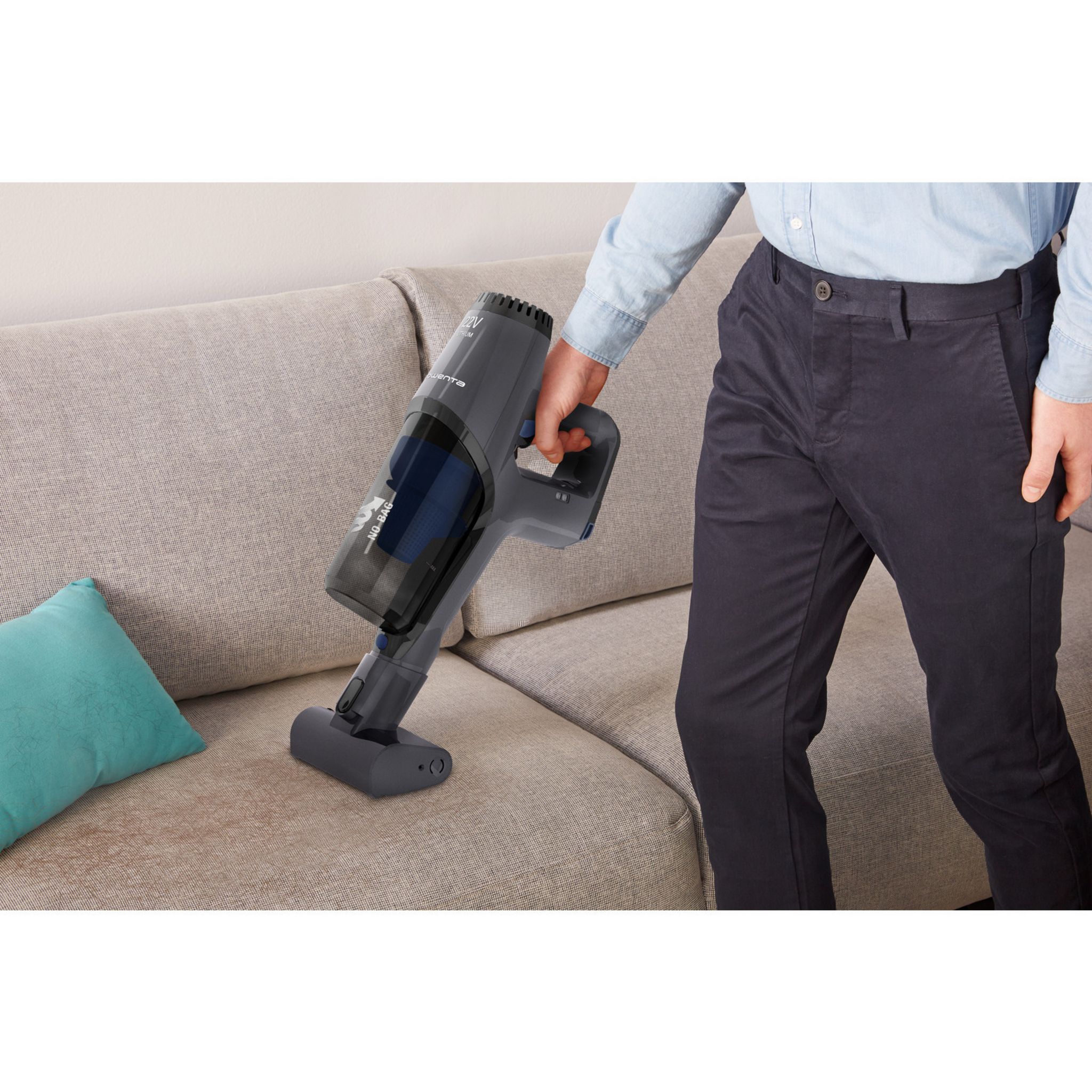 Voir la diapositive 6 : ROWENTA Aspirateur balai flexible RH6971WO - Gris