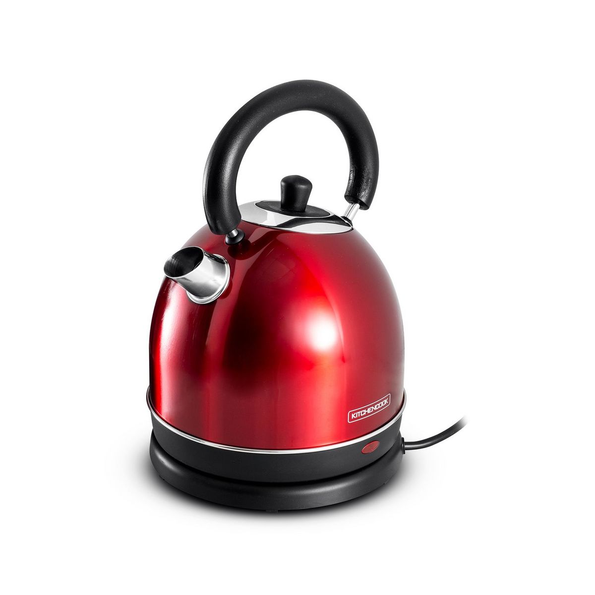 KITCHENCOOK Bouilloire électrique TEAKETTLE R - Rouge Inox