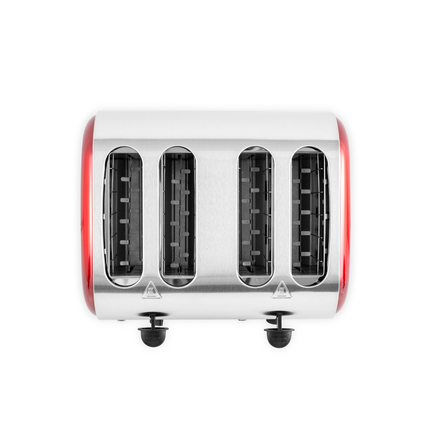 Voir la diapositive 3 : KITCHENCOOK Grille pain FAMILYXL - Inox rouge