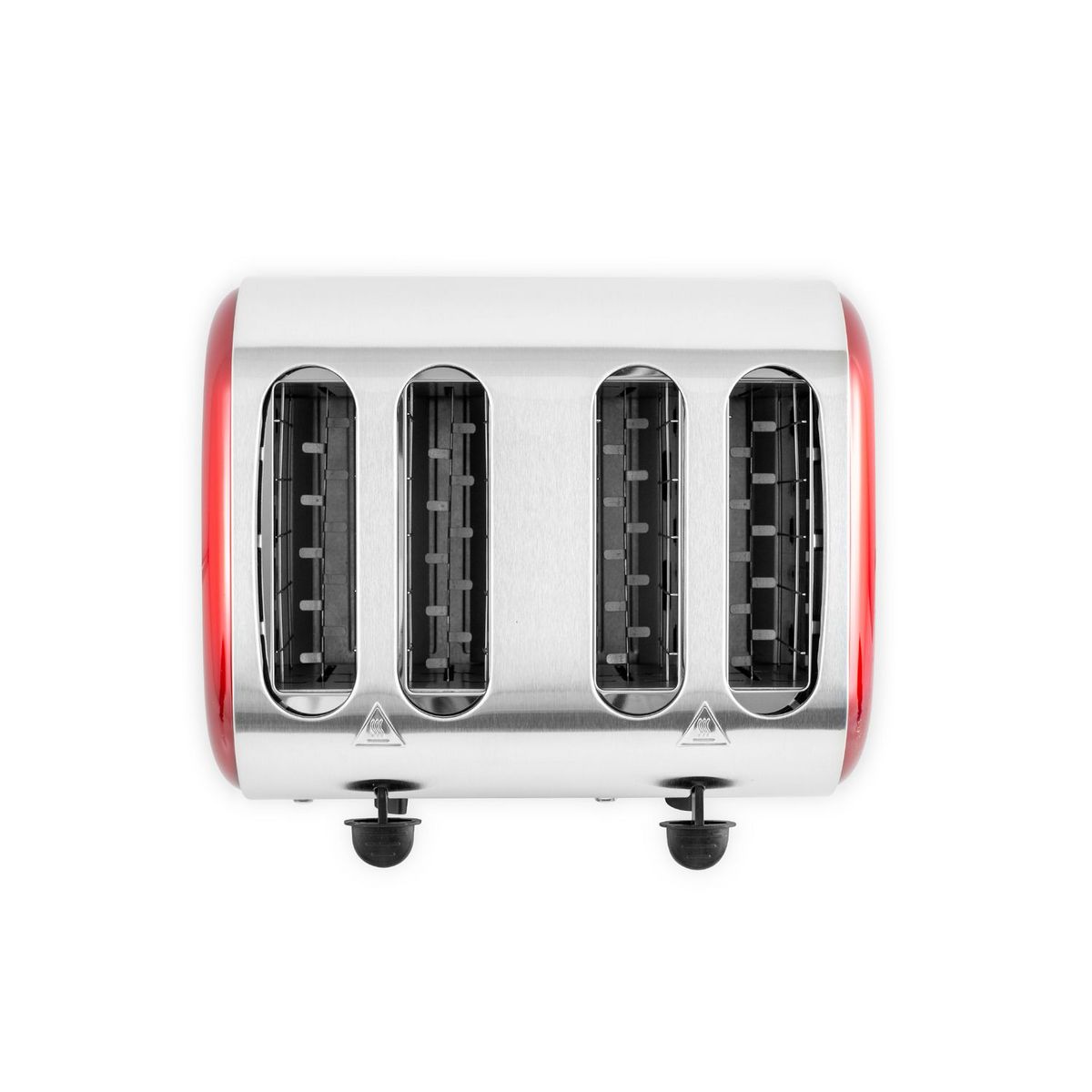 KITCHENCOOK Grille pain FAMILYXL - Inox rouge