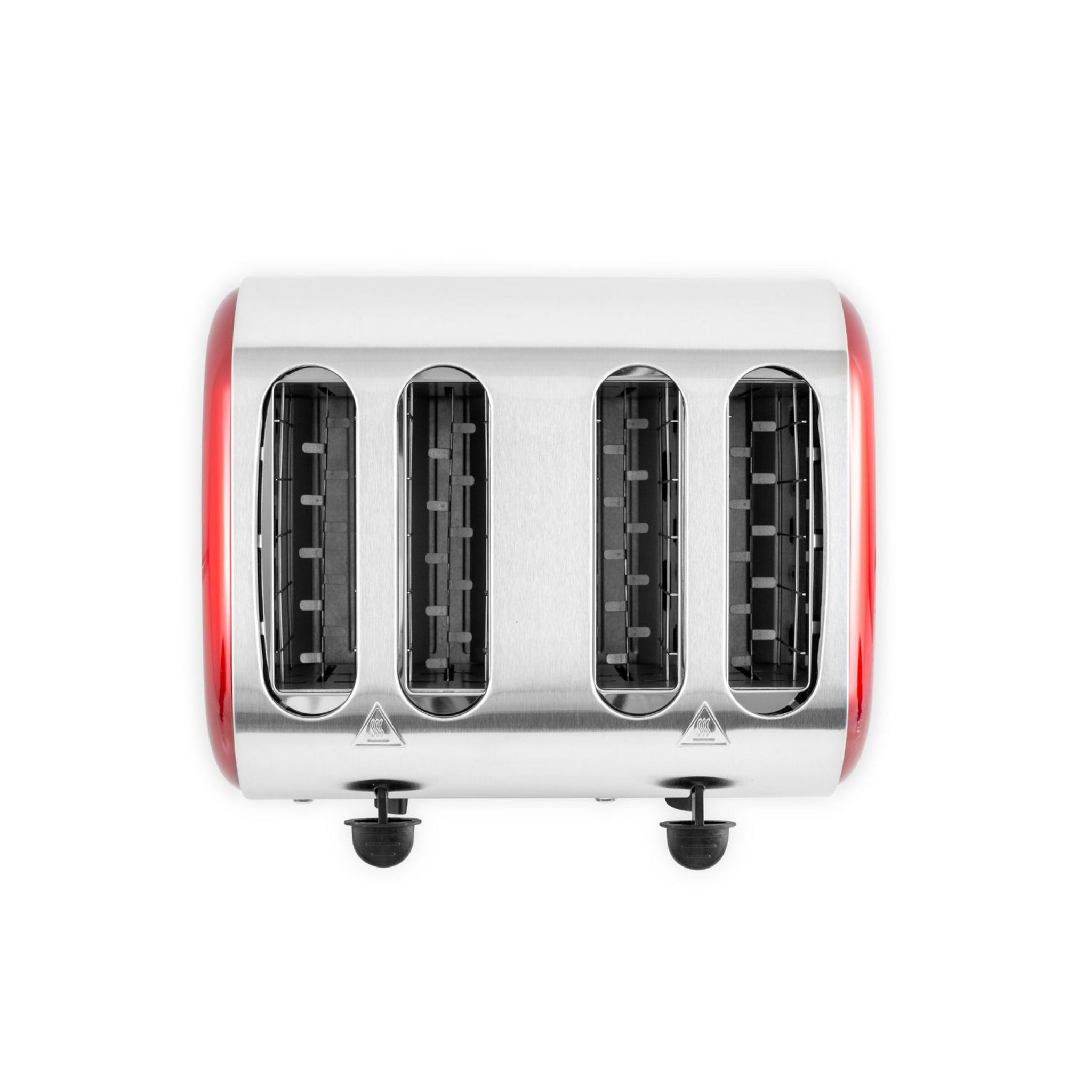 Voir la diapositive 3 : KITCHENCOOK Grille pain FAMILYXL - Inox rouge