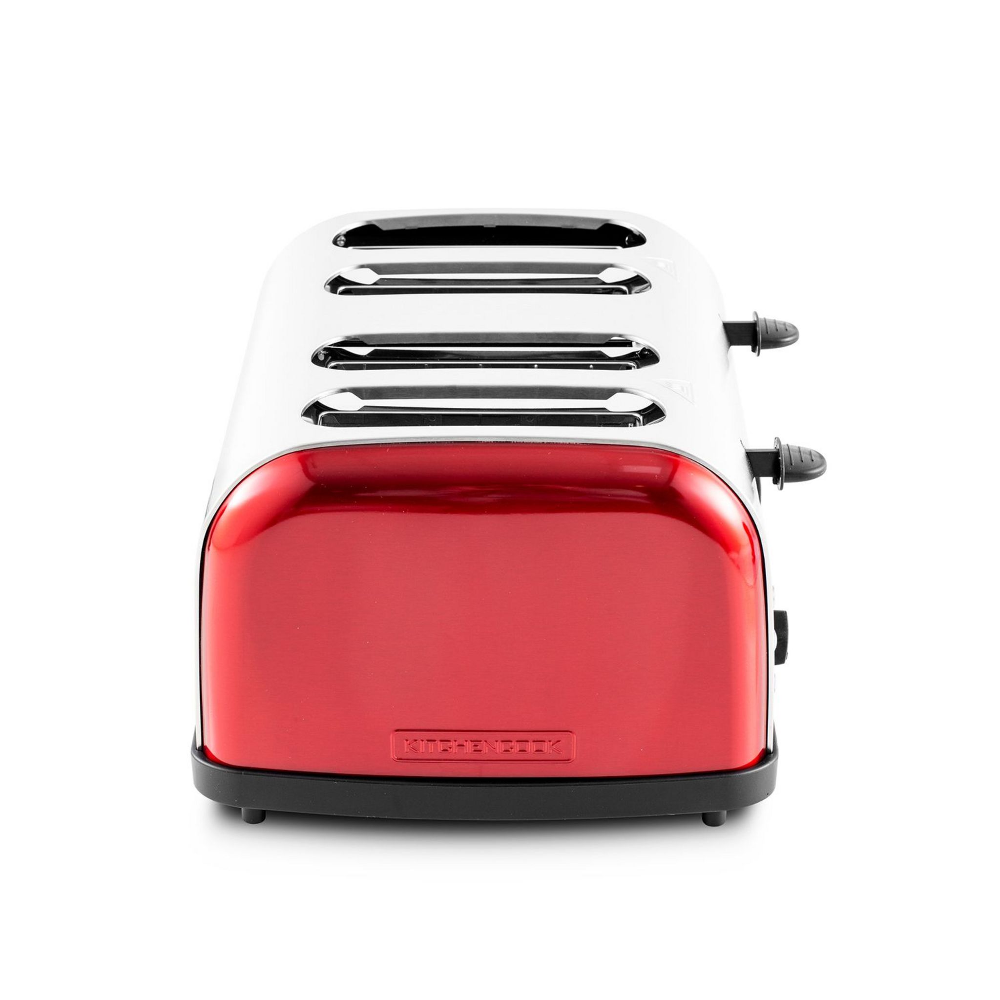 Voir la diapositive 6 : KITCHENCOOK Grille pain FAMILYXL - Inox rouge