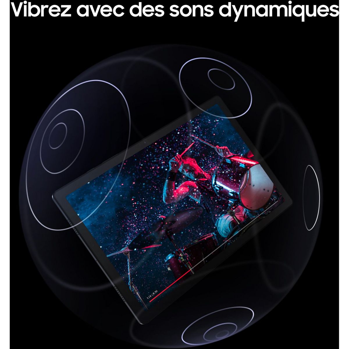 SAMSUNG Tablette GALAXY TAB A8 10.5" 32GO AGT - Argent