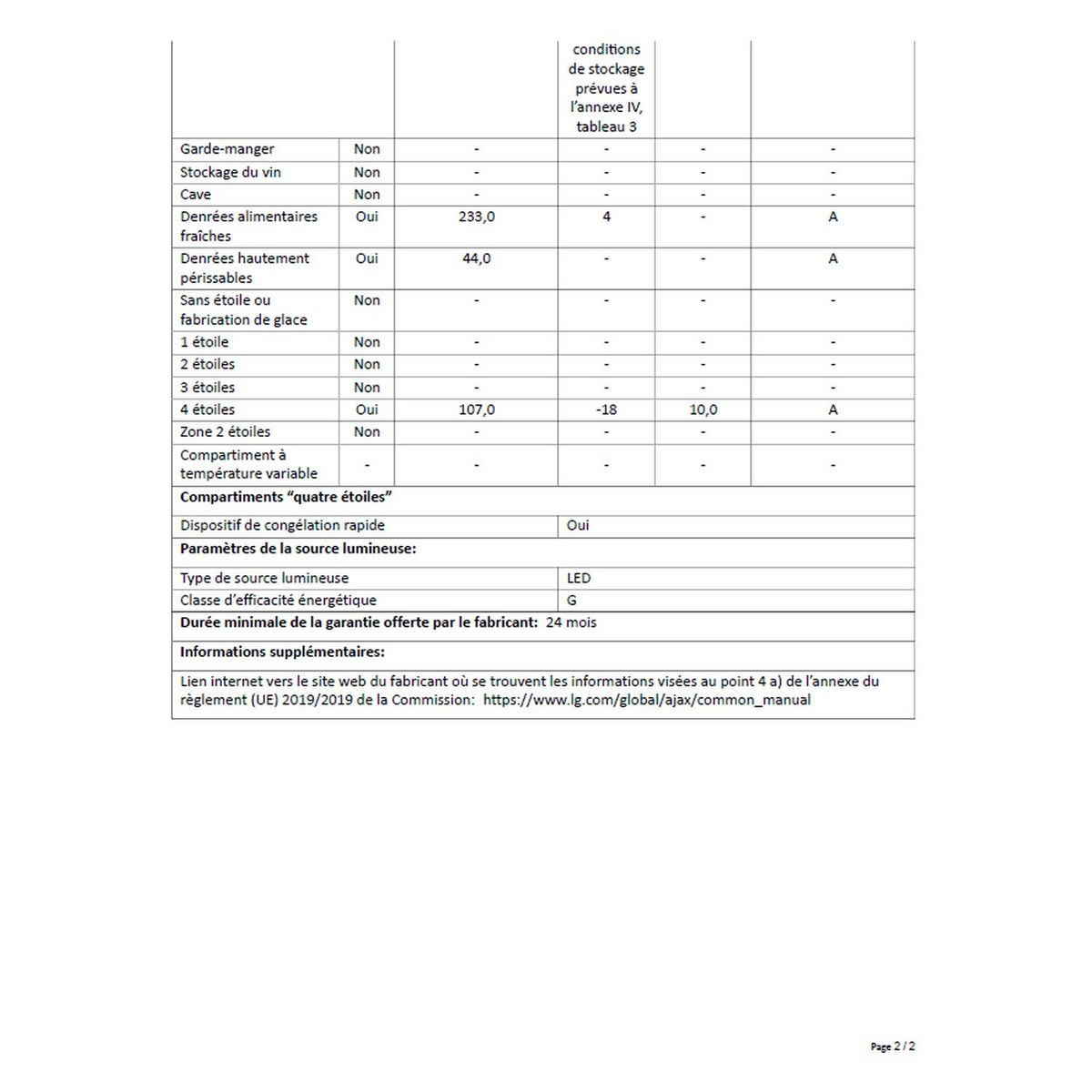 LG Réfrigérateur combiné GBB62PZGDN, 384 L, Froid ventilé No frost, D