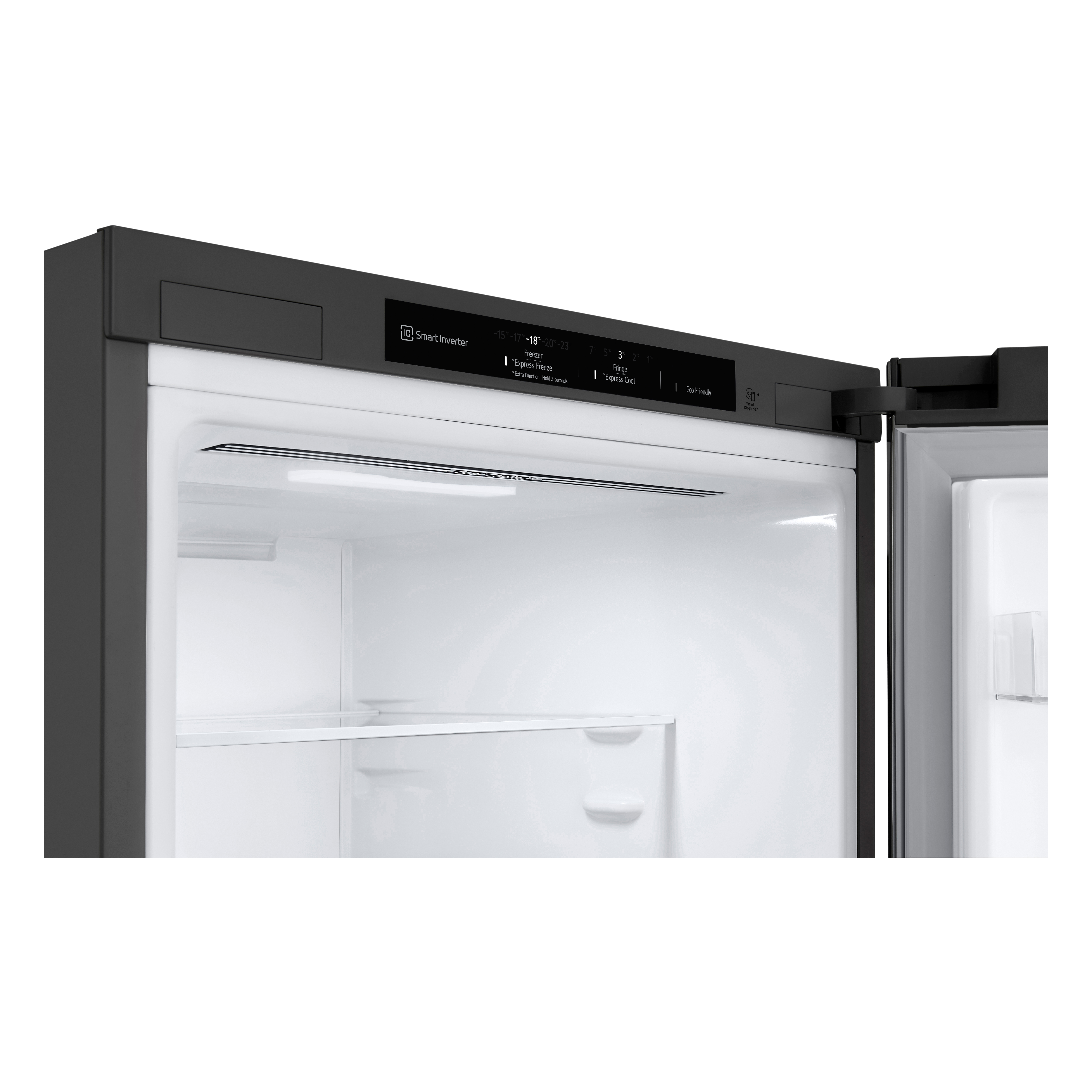 Voir la diapositive 4 : LG Réfrigérateur combiné GBB62PZGDN, 384 L, Froid ventilé No frost, D