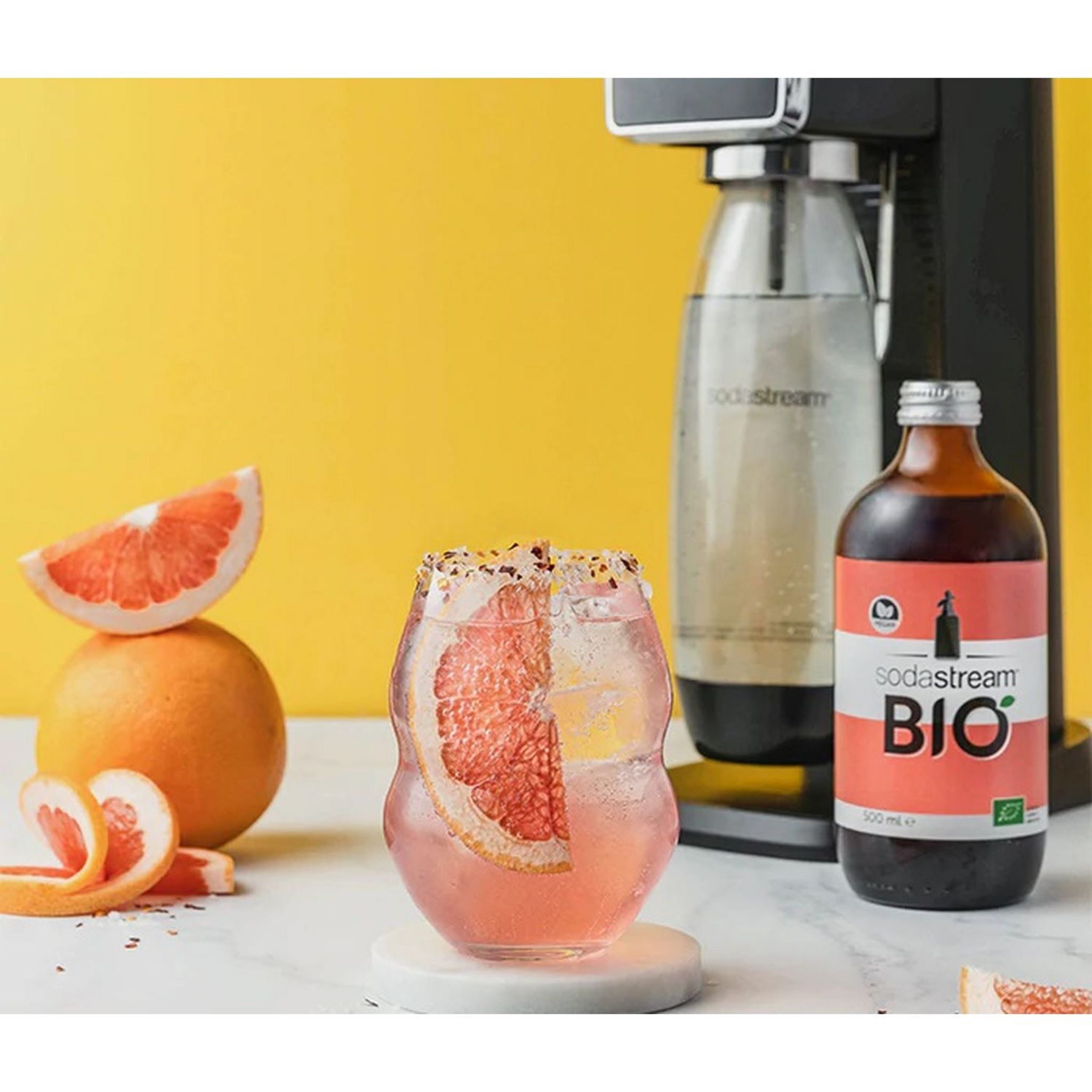 Voir la diapositive 3 : SODASTREAM Sirop Bio Pamplemousse 30011355 - Rose