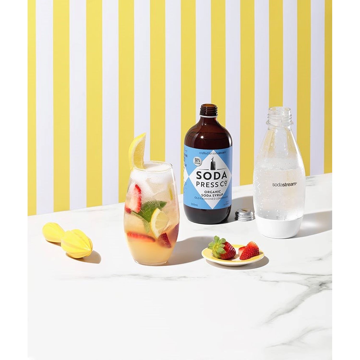 Voir la diapositive 2 : SODASTREAM Sirop Bio limonade 30011353 - Bleu