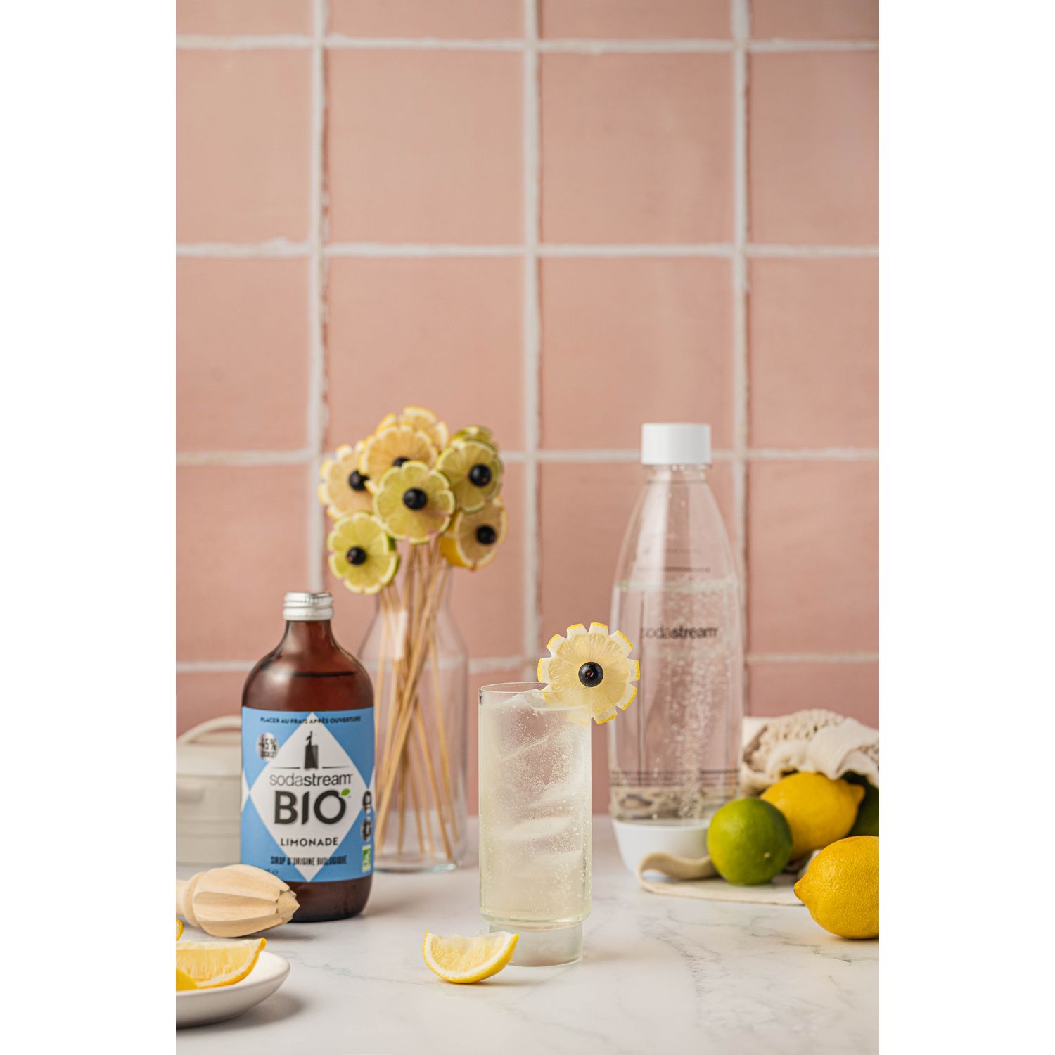 Voir la diapositive 4 : SODASTREAM Sirop Bio limonade 30011353 - Bleu