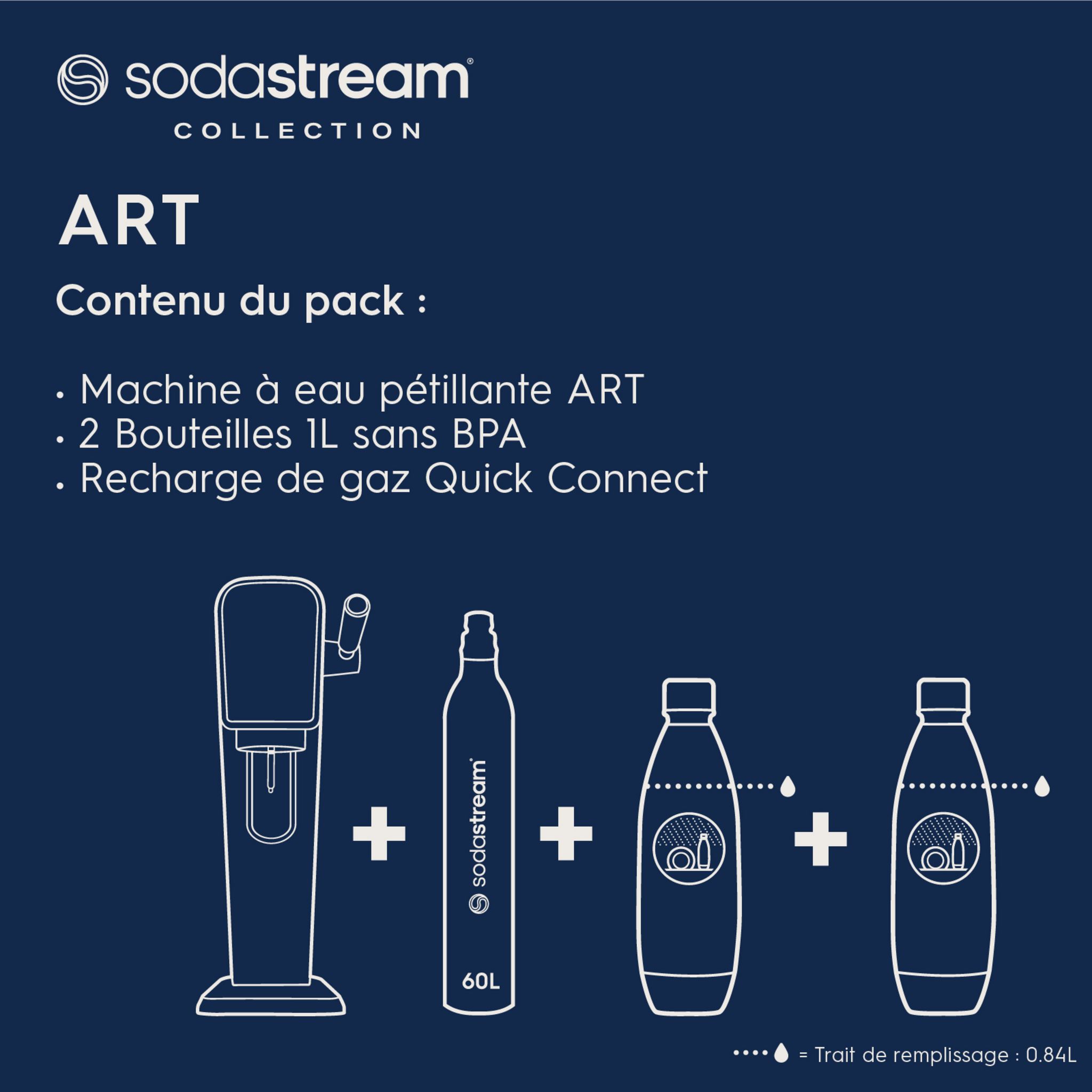 Voir la diapositive 4 : SODASTREAM Machine à gazéifier ART - Noir
