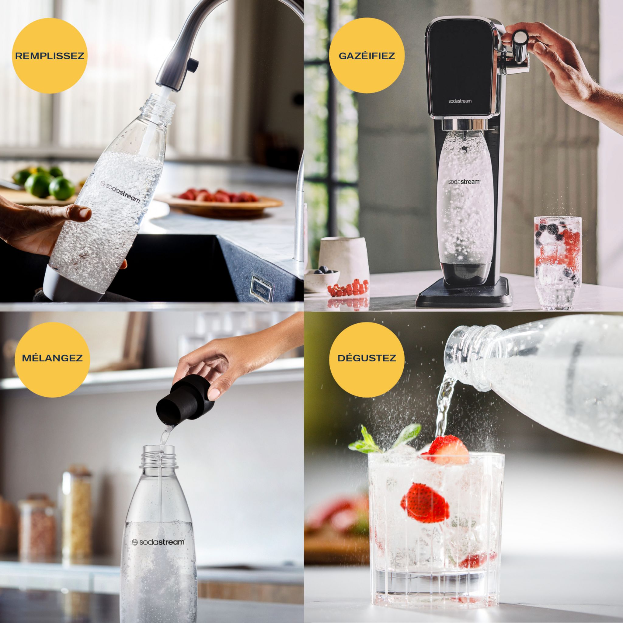 Voir la diapositive 7 : SODASTREAM Machine à gazéifier ART - Noir