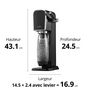 Voir la diapositive 8 : SODASTREAM Machine à gazéifier ART - Noir