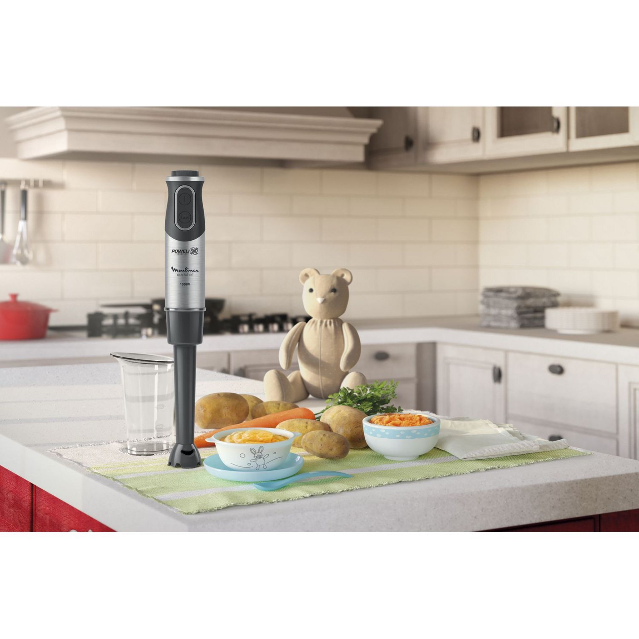 Voir la diapositive 6 : MOULINEX Mixeur plongeant  DD65S810 - Silver