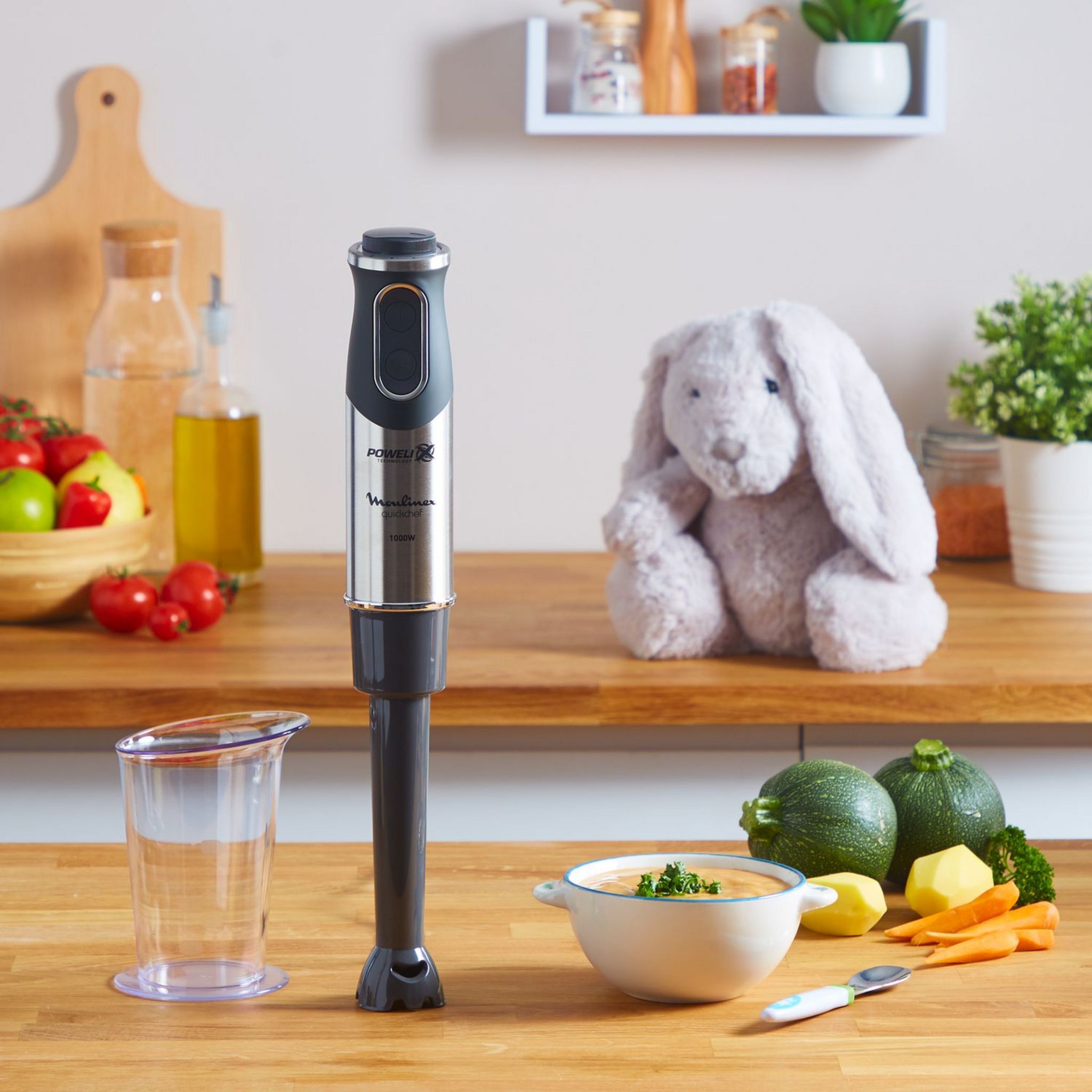 Voir la diapositive 11 : MOULINEX Mixeur plongeant  DD65S810 - Silver