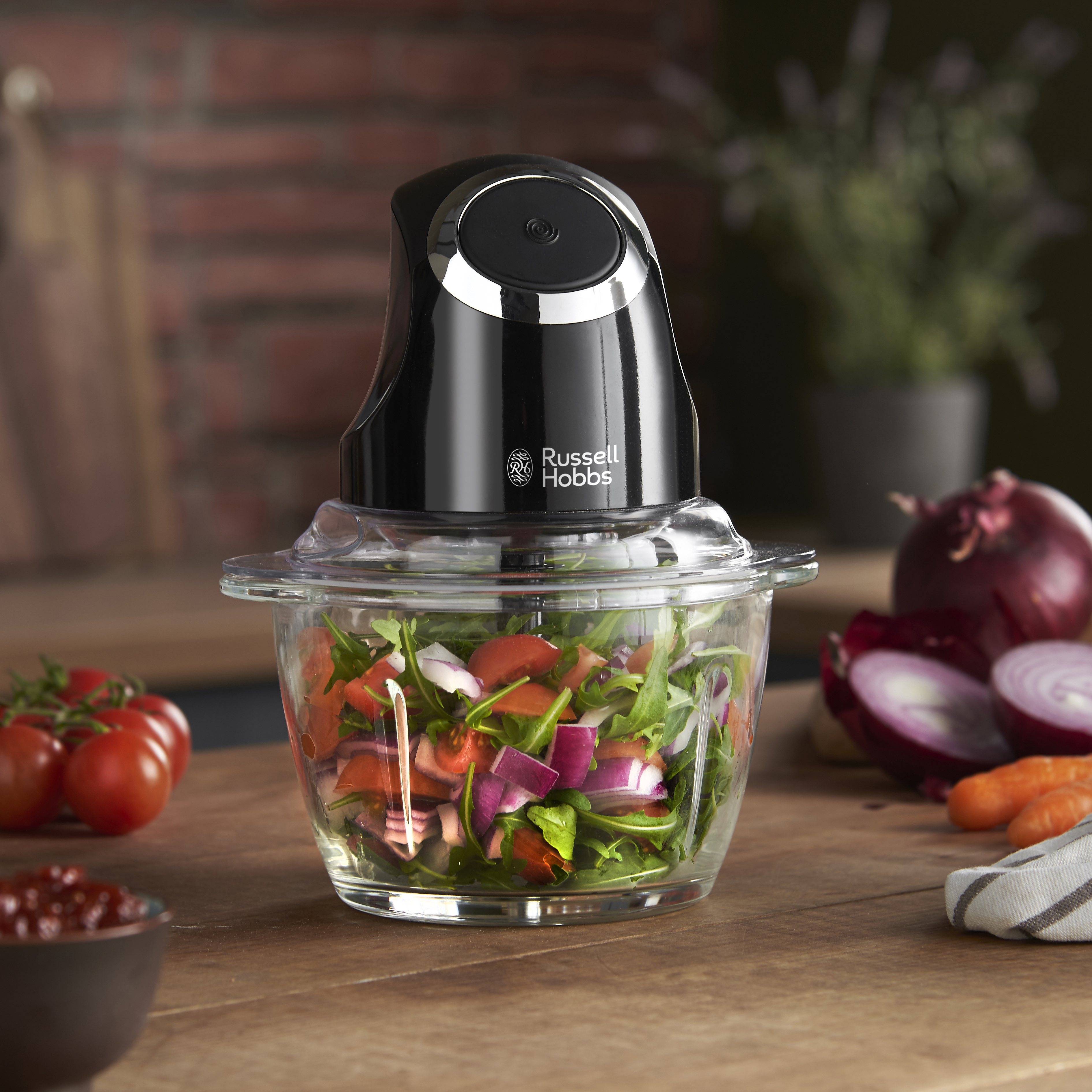 Voir la diapositive 2 : RUSSELL HOBBS Mini hachoir 24662-56 - Noir