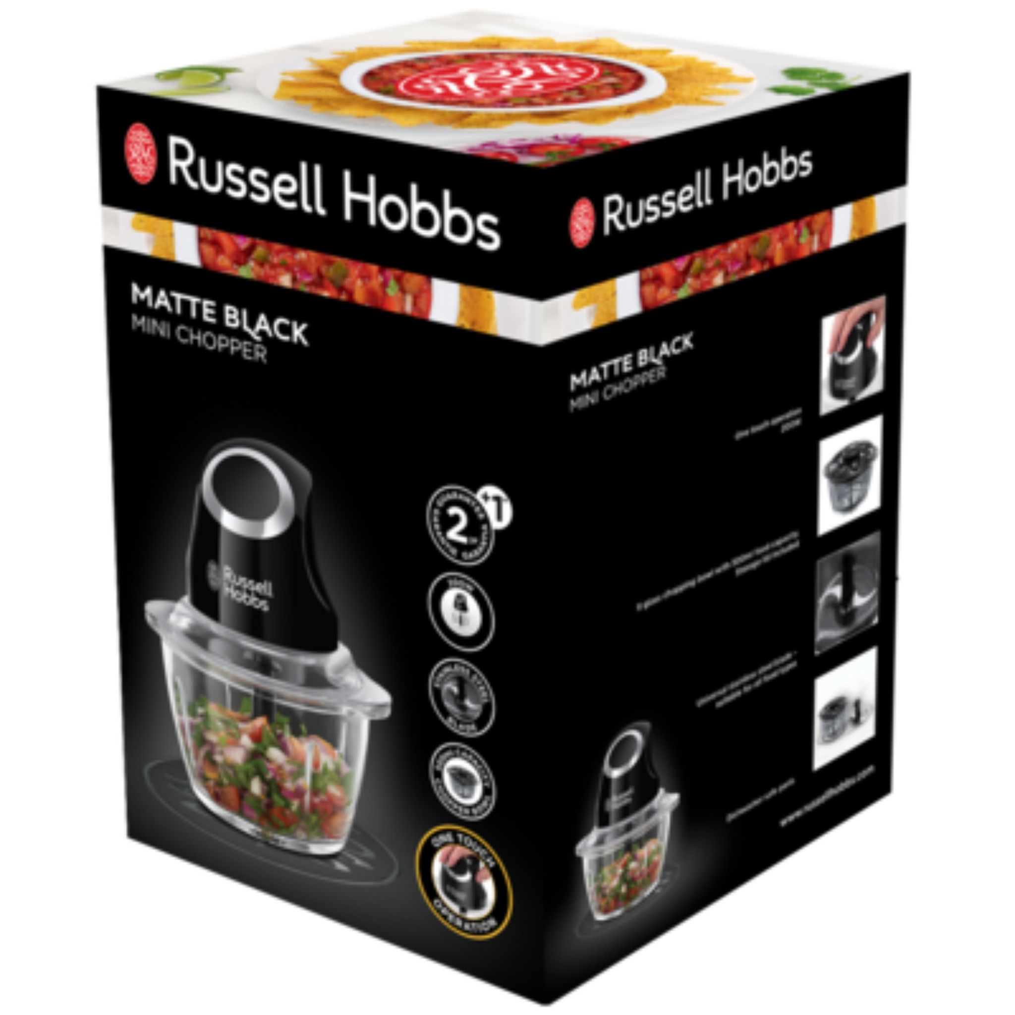 Voir la diapositive 3 : RUSSELL HOBBS Mini hachoir 24662-56 - Noir