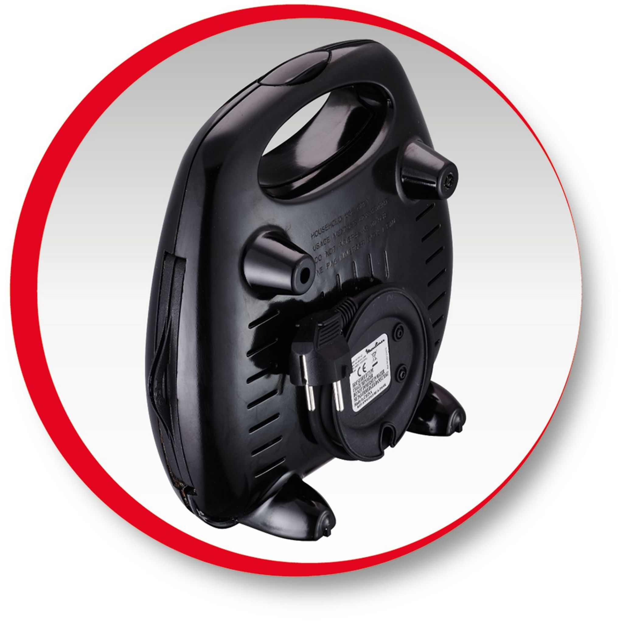 Voir la diapositive 3 : TEFAL Gaufrier croque-monsieur 3-en-1 SW614B01 - Gris noir