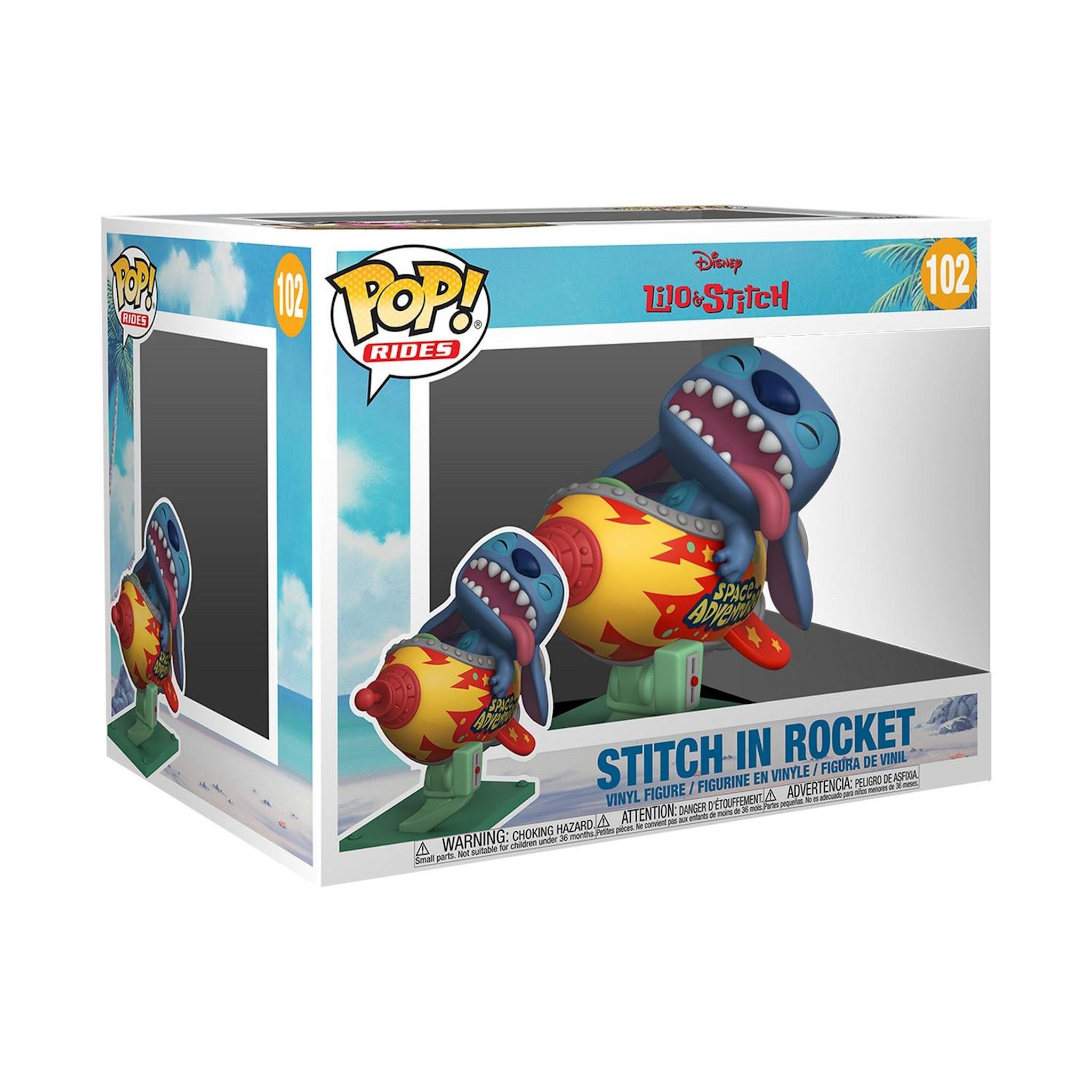 FUNKO Figurine Pop Rides Lilo and Stitch Stitch in Rocket