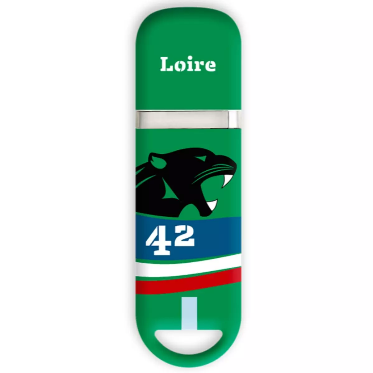 KEYOUEST Clé USB 32Go Loire - Vert, noir et bleu