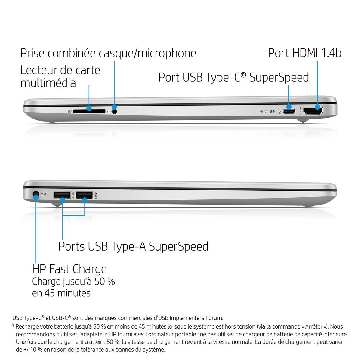 HP Ordinateur portable 15S-EQ2061NF