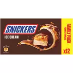 SNICKERS Barre glacée au chocolat, caramel et cacahuètes 12 pièces 547g