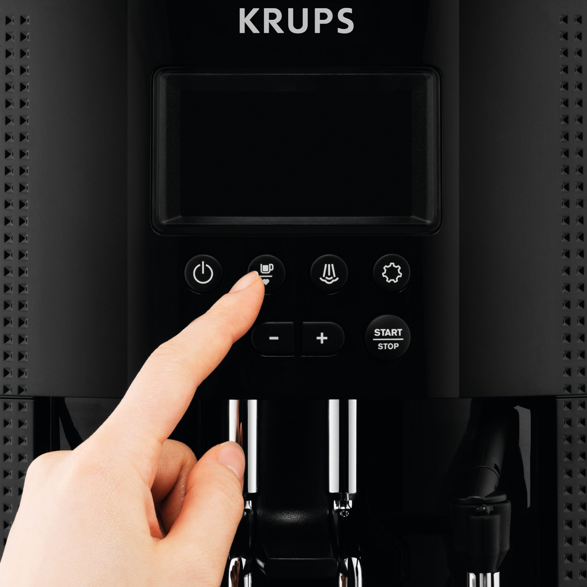 Voir la diapositive 9 : KRUPS Machine à café expresso avec broyeur EA816B70 - Noir