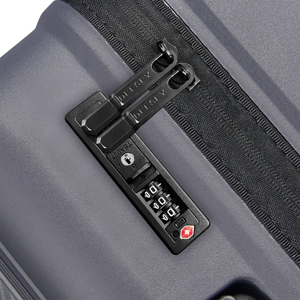 DELSEY Valise cabine rigide 55cm 8 roues ORDENER - gris