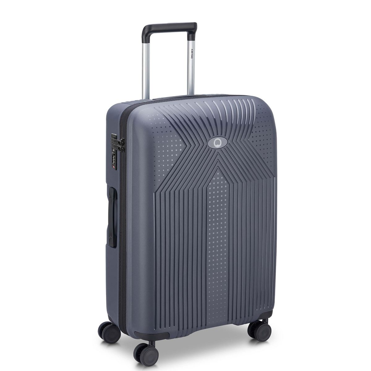 DELSEY Valise rigide 66cm 8 roues ORDENER - gris
