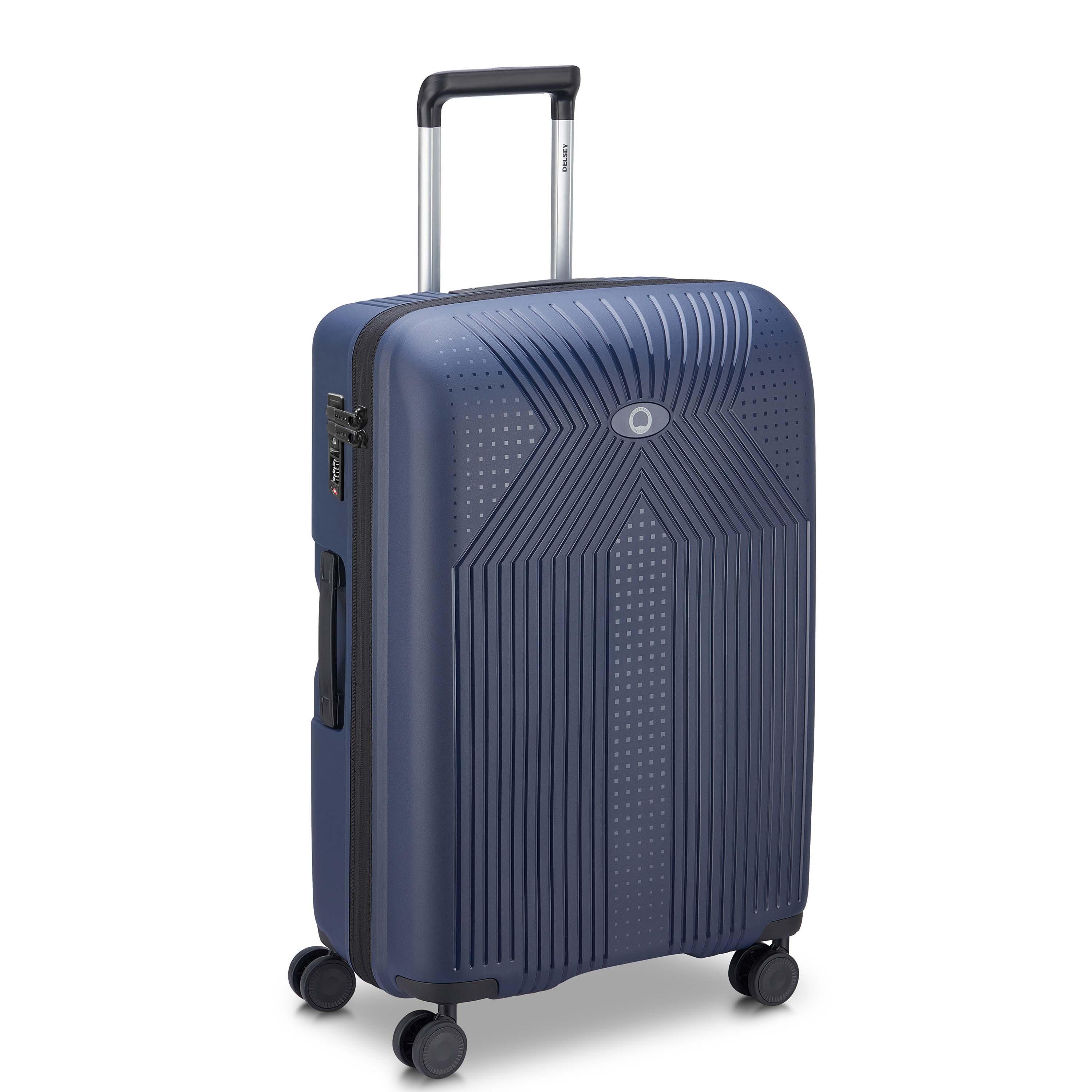 DELSEY Trolley TSA Ordener 66cm 4 roues - Bleu