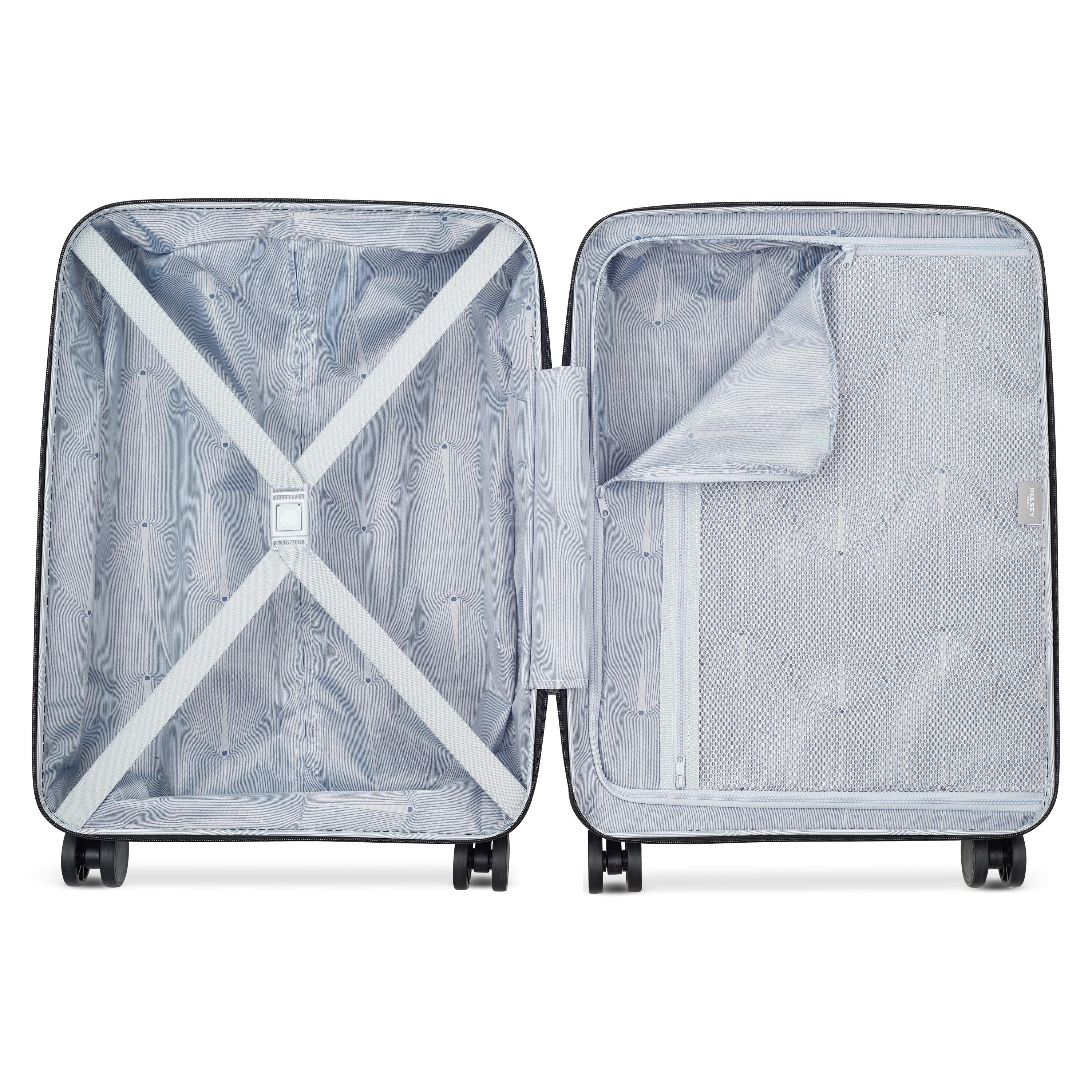 Voir la diapositive 2 : DELSEY Trolley TSA Ordener 66cm 4 roues - Bleu