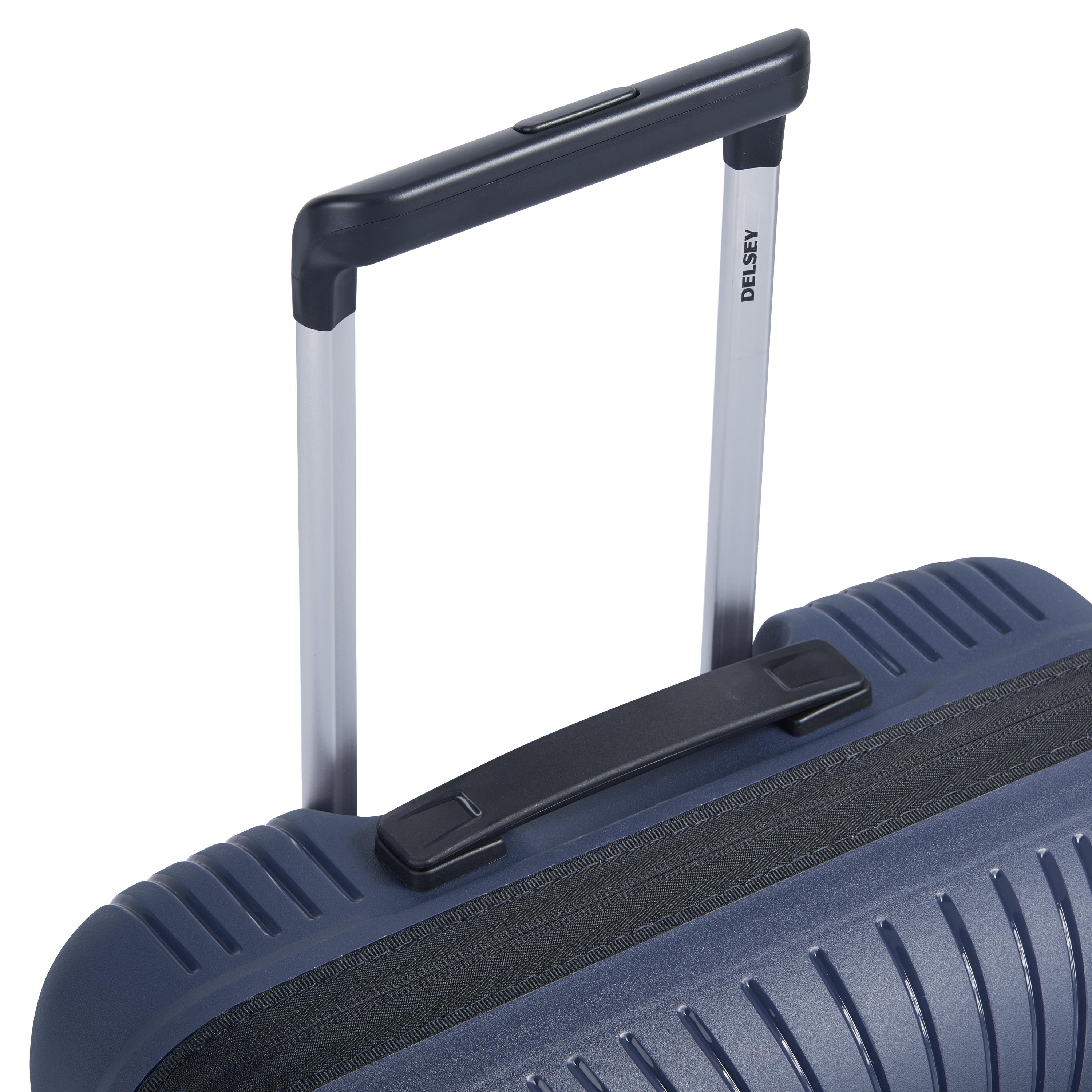 Voir la diapositive 4 : DELSEY Trolley TSA Ordener 66cm 4 roues - Bleu