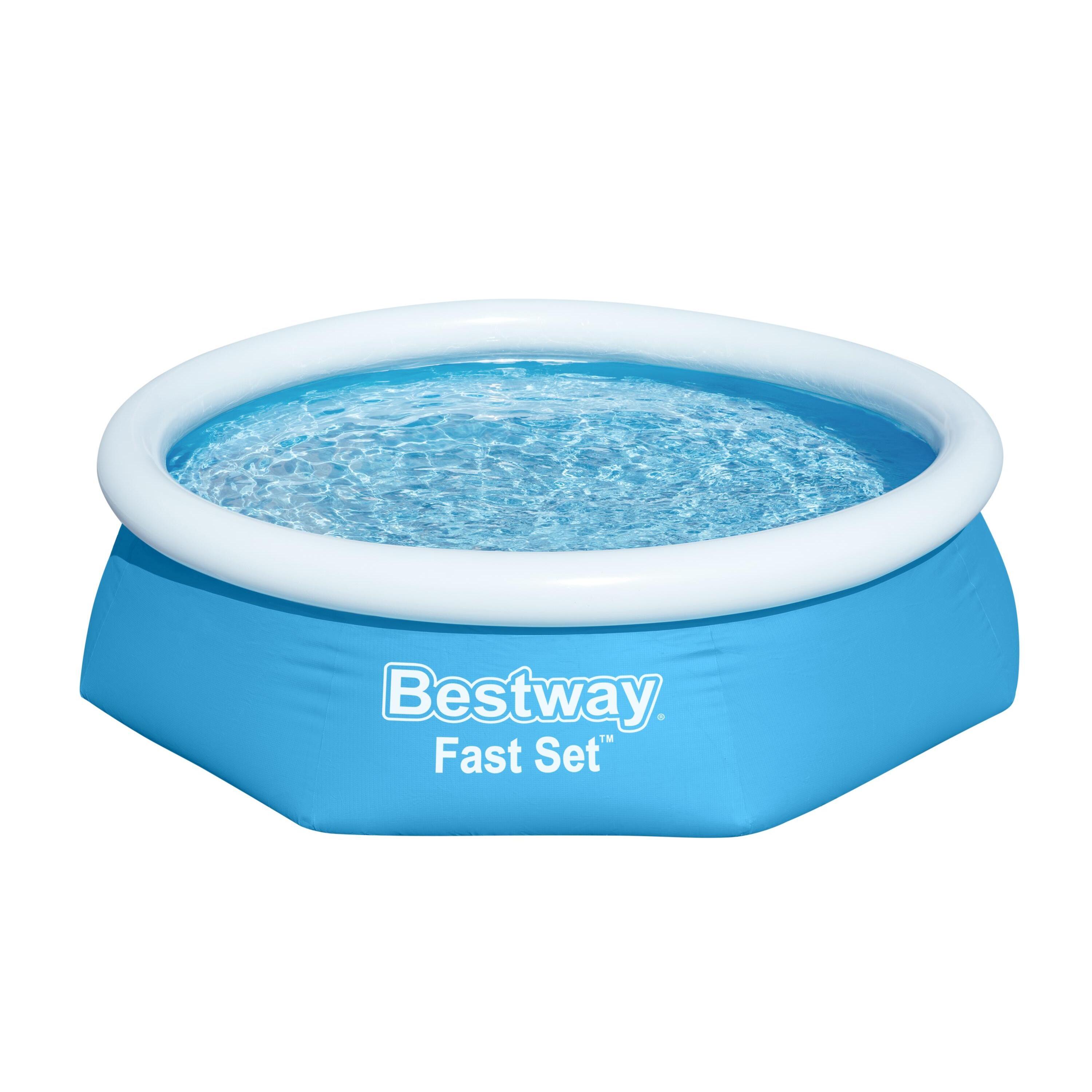 Voir la diapositive 1 : BESTWAY Piscine autoportante rde fast steel244x61cm